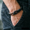 Bicolor Thread Bracelet For Men Magnet Buckle Concentric Knot Nautical Marine String Braslet Bangle Ukrainian Braclet - Image 2
