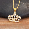 Light Crown Shape Shiny Zircon Charm Pendant Necklace 6 Styles For Women Girl Lucky Jewelry Delicate Gifts - Image 8