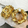 African Nigeria Big Drop Earrings Copper Large Style Stereoscopic For Women Party Wedding Gifts - Image 2