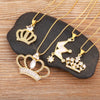 Light Crown Shape Shiny Zircon Charm Pendant Necklace 6 Styles For Women Girl Lucky Jewelry Delicate Gifts - Image 6