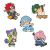 Anime Cartoon Enamel Pin Characters 5pcs/Sets Suits Brooches Badge Backpack Gift Friends Jewelry