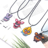 Anime Game FNAF Figures Freddy Necklace Foxy Bonnie Animal Doll Figure Pendant Necklace Jewelry Accessories Kids Gift