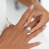Anti Stress Anxiety Rings For Women Rotate Heart Fidget Spinner Ring Engagement Wedding Ring Vintage Jewelry Gift Bague