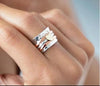 Anti Stress Anxiety Rings For Women Rotate Heart Fidget Spinner Ring Engagement Wedding Ring Vintage Jewelry Gift Bague