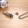 BONISKISS Vintage Men's Open Bullet Pendant Necklaces Punk Rock Long Suspension Choker Man Stainless Steel Jewelry Fast Delivery
