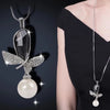 BYSPT Long Necklaces&Pendants for Women Collier Femme Geometric Statement Colar Maxi  Crystal Jewelry Bijoux