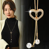BYSPT Long Necklaces&Pendants for Women Collier Femme Geometric Statement Colar Maxi  Crystal Jewelry Bijoux