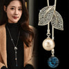 BYSPT Long Necklaces&Pendants for Women Collier Femme Geometric Statement Colar Maxi  Crystal Jewelry Bijoux