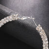 Bling Europe And America Full Rhinestone Large Hoop Earrings For Women Exaggerate Shiny Crystal Big Circle Earings Party Jewelry