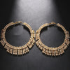Bling Europe And America Full Rhinestone Large Hoop Earrings For Women Exaggerate Shiny Crystal Big Circle Earings Party Jewelry