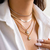 Bohemian Multilayer Handmade Mixed Chain For Woman  Necklaces Water Droplet Crystal Pendant Jewelry Gift  New