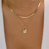 Bohemian Multilayer Handmade Mixed Chain For Woman  Necklaces Water Droplet Crystal Pendant Jewelry Gift  New