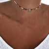 Bohemian Multilayer Handmade Mixed Chain For Woman  Necklaces Water Droplet Crystal Pendant Jewelry Gift  New