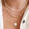 Bohemian Multilayer Handmade Mixed Chain For Woman  Necklaces Water Droplet Crystal Pendant Jewelry Gift  New