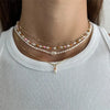 Bohemian Multilayer Handmade Mixed Chain For Woman  Necklaces Water Droplet Crystal Pendant Jewelry Gift  New