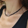 Bohemian Multilayer Handmade Mixed Chain For Woman  Necklaces Water Droplet Crystal Pendant Jewelry Gift  New