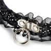 Boniskiss  Sexy Punk Gothic Lace Leather Choker Necklace Spike Rivet Buckle Collar Funky Torques Necklace Jewelry
