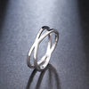 CACANA Bohemian Vintage Cross  Rings for Women Wedding Trendy Stainless Steel Chain Jewelry Large Antique Rings Anillos R227