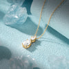 CANNER  S925 Sterling Silver   Wedding Engagement Necklace Chain for Women Water Droplet Pendant Necklace Fine Jewelry