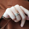CAOSHI  Simple Design Women Rings For Wedding Low-key Rose Gold Color/Silver Color Female Engagement Finger-ring Jewelry