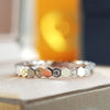 CAOSHI  Simple Design Women Rings For Wedding Low-key Rose Gold Color/Silver Color Female Engagement Finger-ring Jewelry