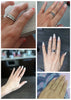 CAOSHI  Simple Design Women Rings For Wedding Low-key Rose Gold Color/Silver Color Female Engagement Finger-ring Jewelry