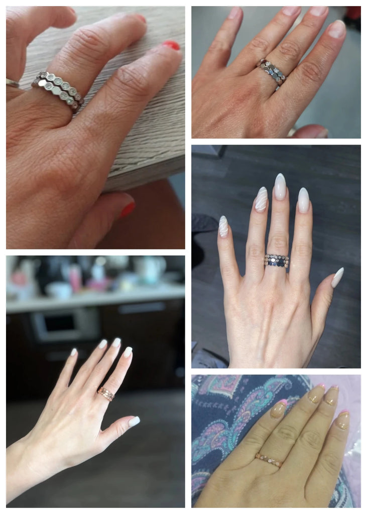 CAOSHI  Simple Design Women Rings For Wedding Low-key Rose Gold Color/Silver Color Female Engagement Finger-ring Jewelry