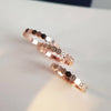 CAOSHI  Simple Design Women Rings For Wedding Low-key Rose Gold Color/Silver Color Female Engagement Finger-ring Jewelry
