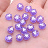 CHONGAI 100Pcs  Jewelry Love Heart Acrylic Flat Round Beads for DIY Craft &Jewelry Making