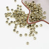 CHONGAI 100Pcs  Jewelry Love Heart Acrylic Flat Round Beads for DIY Craft &Jewelry Making