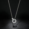 Classic Design Famous Brand Roman numerals Pendant Necklace For Woman Titanium Steel Woman Necklace   Jewelry Female Top Qu