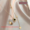 Classic  Stainless Steel Roman Digital Wafer Pendant Necklace   Jewelry Christmas Party Women's Sexy Necklace
