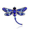Crystal Vintage Dragonfly Brooches for Women Large Insect Animal Brooch Pin  Dress Coat Accessories Cute Jewelry