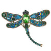 Crystal Vintage Dragonfly Brooches for Women Large Insect Animal Brooch Pin  Dress Coat Accessories Cute Jewelry