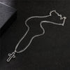 Crystal Zircon Heart Star Charm Layered Pendant Necklace Set for Women Charms  Square Rhinestone Female Vintage Jewelry