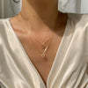 Crystal Zircon Heart Star Charm Layered Pendant Necklace Set for Women Charms  Square Rhinestone Female Vintage Jewelry