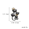 Cute Cartoon Crown Cat Brooches For Women Elegant Rhinestone Enamel Animal Kitten Lapel Pins Casual Party Corsage Jewelry Gifts