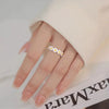 Cute Daisy Flowers Rings For Women Sweet Girls Exquisite Enamel Sunflower Open Ring  Korea  Trend Jewelry Wedding Gift