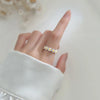 Cute Daisy Flowers Rings For Women Sweet Girls Exquisite Enamel Sunflower Open Ring  Korea  Trend Jewelry Wedding Gift
