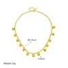 DIEYURO 316L Stainless Steel Geometric Ball Beads Pearl Chain Necklace For Women  Punk Girls Thick Choker Jewelry Party Gifts