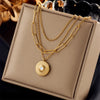 DIEYURO 316L Stainless Steel Pearl Heart Butterfly Cross Pendant Necklace For Women  Girls Clavicle Chain Jewelry Gifts