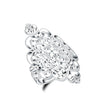 DOTEFFIL 925 Sterling Silver Pattern Hollow Ring For Women  Wedding Engagement Party Gift Charm Jewelry