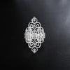 DOTEFFIL 925 Sterling Silver Pattern Hollow Ring For Women  Wedding Engagement Party Gift Charm Jewelry