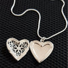 DOTEFFIL 925 Sterling Silver Photo Frame Pendant Necklace 18/20/22/24 Inch Snake Chain For Woman Charm Wedding  Jewelry