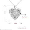 DOTEFFIL 925 Sterling Silver Photo Frame Pendant Necklace 18/20/22/24 Inch Snake Chain For Woman Charm Wedding  Jewelry