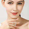 DOTEFFIL Silver Color Starfish Pendant Necklace 16-30 Inch Snake Chain For Women  Wedding Engagement Jewelry
