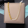 Double Layer Hollow Clavicle Chain Stainless Steel Necklace For Women Punk Hip-Hop Streetwear Jewelry
