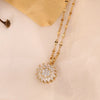 Double-layer Rotatable Sunflower Necklaces For Women Chain Choker Stainless Steel Jewelry Accessories   Items
