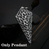 Dropshipping Sparta Spearhead Long Men Necklaces Pendants Chain Punk for Boyfriend Male Stainless Steel Jewelry Creativity Gift
