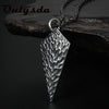 Dropshipping Sparta Spearhead Long Men Necklaces Pendants Chain Punk for Boyfriend Male Stainless Steel Jewelry Creativity Gift